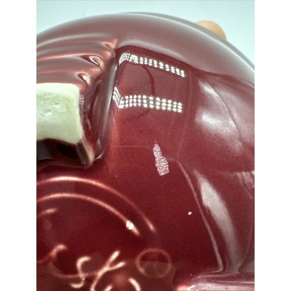 FIESTA Ware TRIPOD Dipping Candle Bowl CINNABAR Retired Item & Color 1998-2001 1